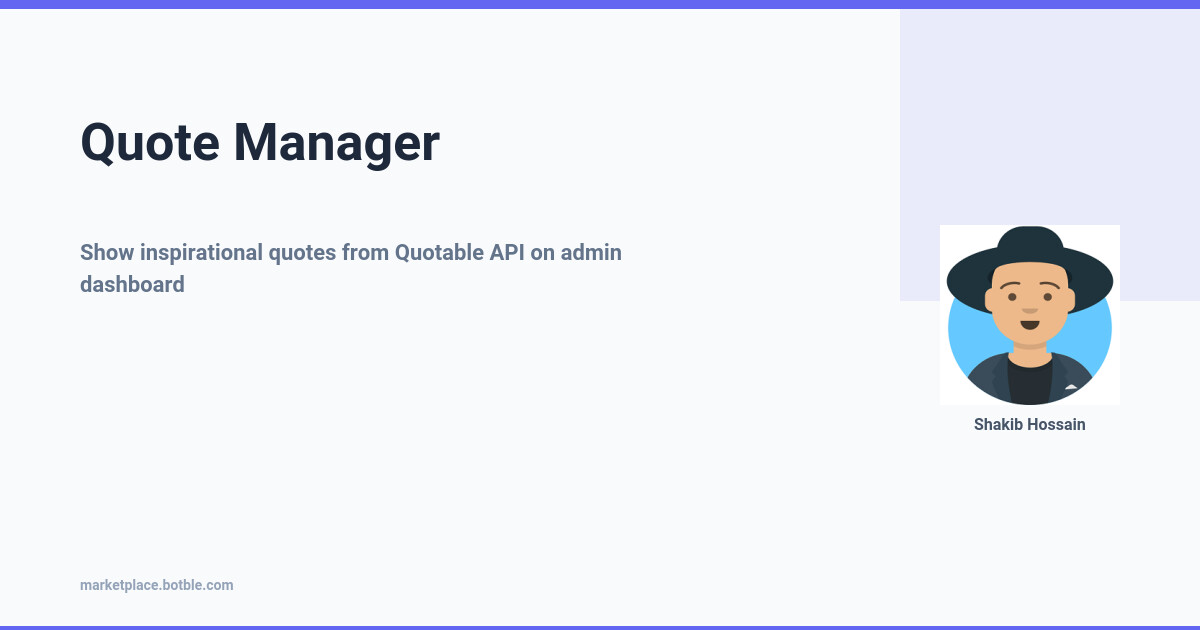Quote Manager