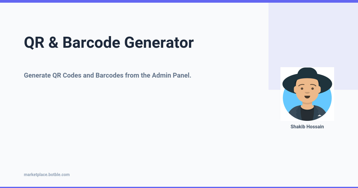 QR & Barcode Generator