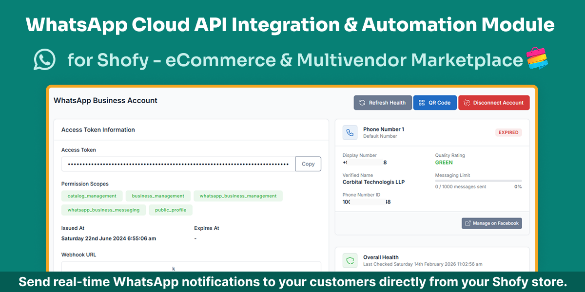 WhatsApp Cloud API Integration & Automation Module