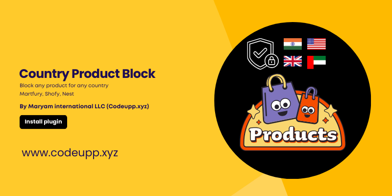 Country Product Blocking/ Block your product by country
