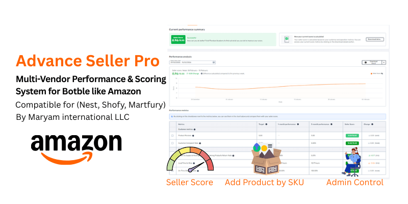 Advanced Seller Pro – Multi-Vendor Performance & Scoring System for Botble like Amazon-Style